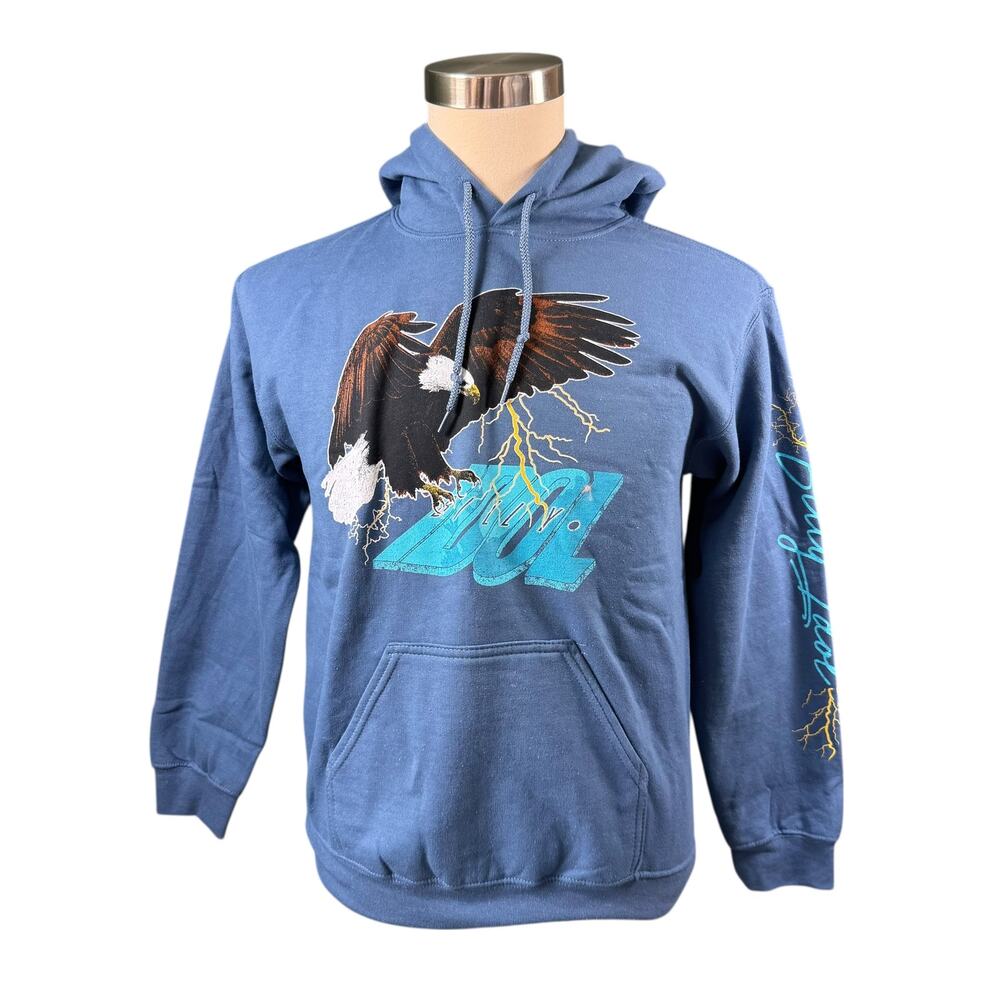 Billy Idol Eagle Graphic Pullover Hoodie NWOT Small